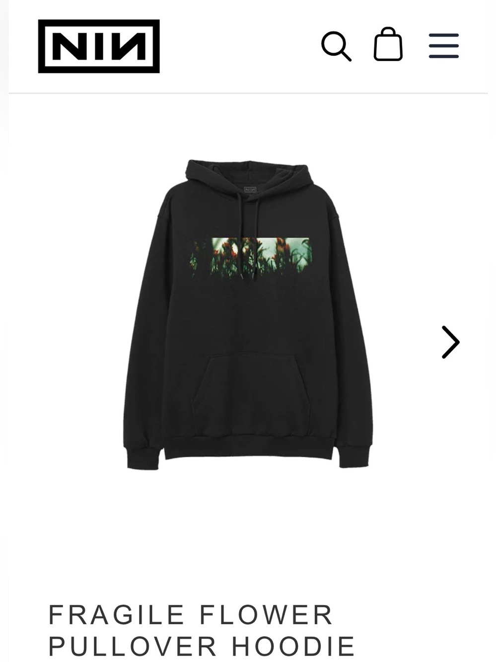 Fragile Flower Pullover Hoodie